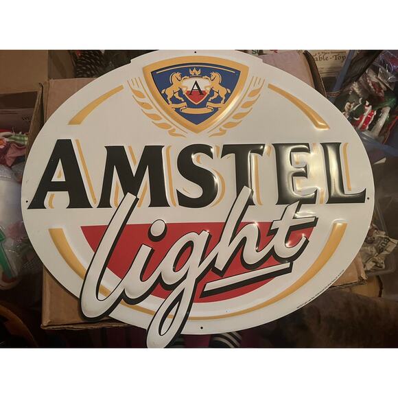 Amstel Light Beer Sign - 18×21 - Picture 1 of 2